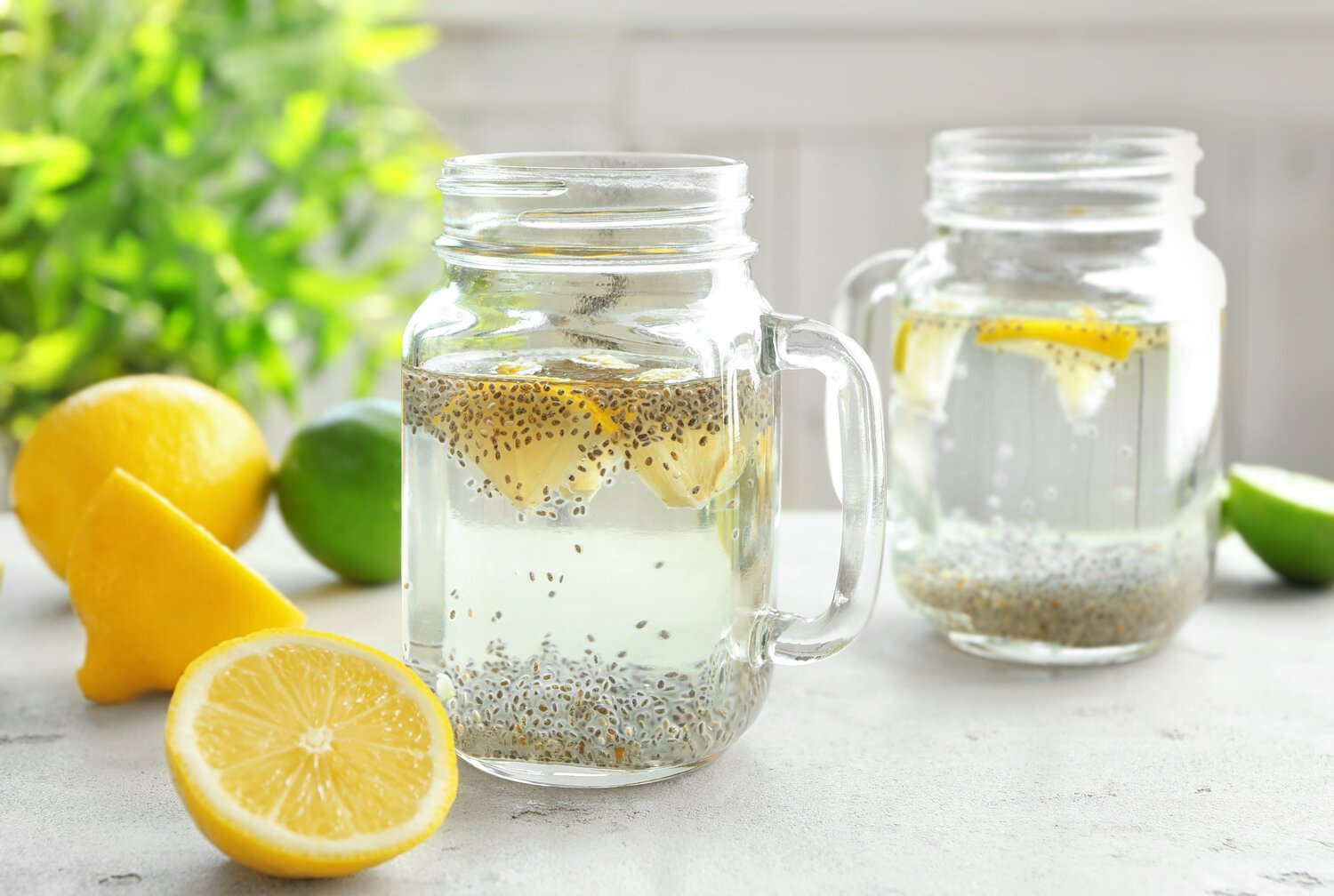 Chia Seeds and Lemon Drink For Weight Loss